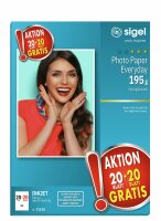 SIGEL T1155 Inkjet Fotopapier - A4 - 45 Blatt -...