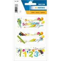 Herma Sticker DECOR Alles gute zum Schulanfang 3 Bl