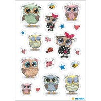 Herma Sticker MAGIC Tiere Euli & Friends beglimmert 1 Bl