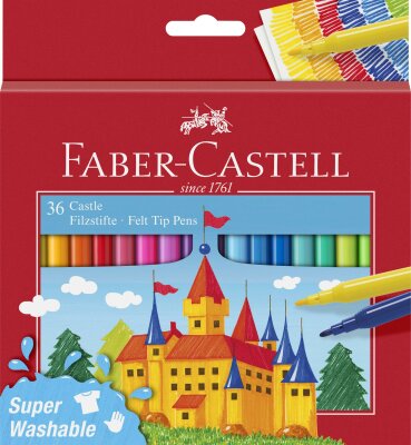 Faber Castell Filzstift Castle 36er Kartonetui