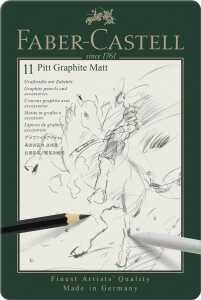 Faber Castell Pitt Graphite Matt 11er Metalletui