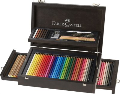 Faber Castell Art & Graphic Collection Holzkoffer