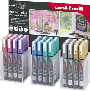 Faber Castell Marker UNI CHALK PWE-5M Metallic Display