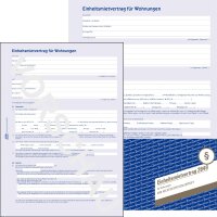 Zweckform 2849 Einheitsmietvertrag - Wohnungen, DIN A4,...