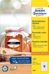 AVERY ZWECKFORM 5086 abl?barUniversaletiketten oval...