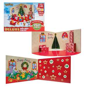 Pokemon Adventskalender de Luxe 2021, enthält mehrere Figuren 5cm groß