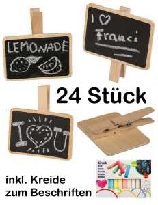 OOTB Holz-Tafel mit Clip zum Beschriften