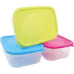 Frischhaltedose 1L, Farben sortiert18,5x13,5x6,5cm,