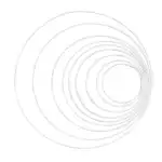 Metallring 15cm schwarz, Glorex