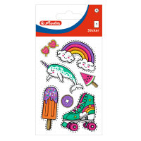 Herlitz Sticker Kids Motiv 8 1 Bogen selbstklebend