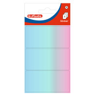 Herlitz Büroetiketten Pastell 36x82mm cellophaniert...