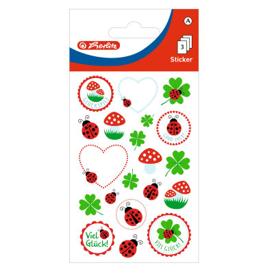 Herlitz Deko Sticker Motiv 15, 3 Bogen FSC