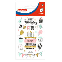 Herlitz Deko Sticker Motiv 17, 3 Bogen FSC