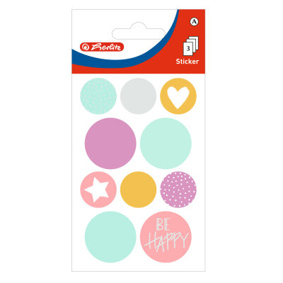 Herlitz Deko Sticker Motiv 18, 3 Bogen FSC