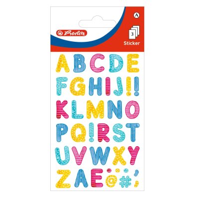 Herlitz Deko Sticker Motiv 24, 3 Bogen FSC