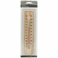 Außenthermometer 20cm  Holz, mit Angabe von °C...