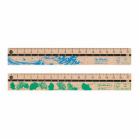 Herlitz Lineal 17 cm GREENline Motive sortiert