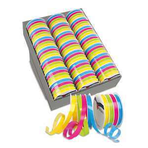 Ringelband Lucky 20mx10mm 4farbig, auf einer Rolle