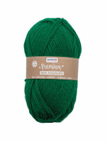 Premium Strickgarn  50g grün, Wolle aus 100% Acryl,...