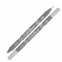 Calli.Brush Pinselstift  Grey Nr.1, Double-Tip mit...