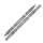 Calli.Brush Pinselstift Grey Nr.2, Double-Tip Kalligrafie-Spitze 2 mm