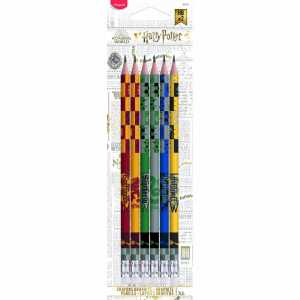 Bleistifte HB 6er mit Radierer Harry Potter, Dreikant , 2,2 mm