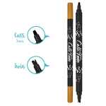 Calli.Brush Pinselstift TWIN Maple, zwei Kalligrafiespitzen