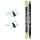 Calli.Brush Pinselstift TWIN Lime, zwei Kalligrafiespitzen