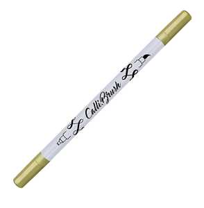 Calli Brush Double Tip Brushpen metallic gold, Fasermaler mit 2,5mm
