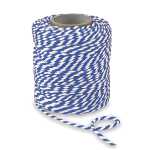 Baumwollkordel 50mx2mm blau weiß, Pattberg