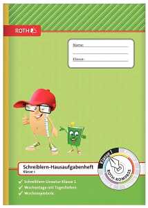 Schreiblern-Hausaufgabenheft für die 1.Klasse, A4, 96 Seiten