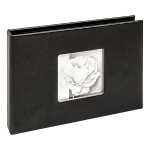 Fotoalbum 17x12cm Beyond schwarz Minialbum im Hardcover...