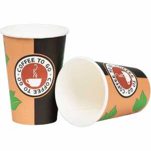 Pappbecher 300ml 50er Coffee to go,