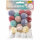 Woll Pompons 3cm 24er  Pastell, 6 Farben, Folia