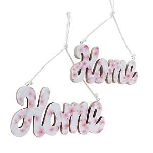 Dekoanhänger Sakura Home groß Länge 25 Höhe 12,5cm, Tiefe 1,5cm Boltze