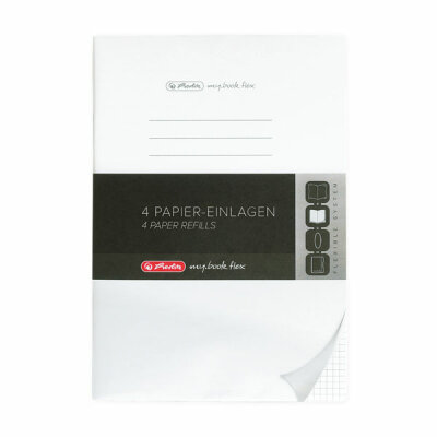 Herlitz Refill flex A4 4x40 Bl.kar.gelocht Mikroperforation, my.book FSC Mix