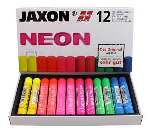 Pastell-Ölkreide Neon JAXON 47408 12er-Etui