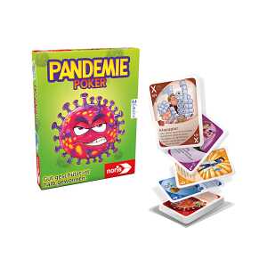 Noris Pandemiepoker Gesellschaftsspiel, 110 Karten, Spielanleitung