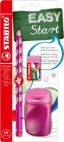 STABILO EASYgraph Schul-Set pink R mit Spitzer und Radierer