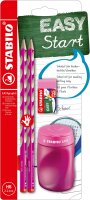 STABILO EASYgraph S Schul-Set pink R mit Spitzer und Radierer