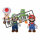 Super Mario Plüsch 20cm  4fach sortiert, Mario, Luigi, Yoshi, Toad, Simba