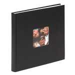 Fotoalbum 26x25cm Fun schwarz, mit Papiereinband 40 Seiten