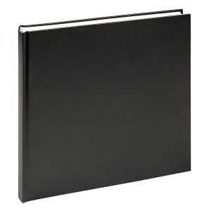 Fotoalbum 26X25 cm Beyond schwarz, 40 Seiten, mit Papiereinband
