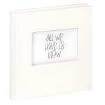 Fotoalbum 26x25cm All round weiss, , 40 Seiten, mit...