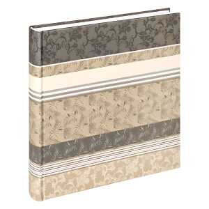 Fotoalbum 30x30cm Pheline beige, Buchalbum 100 Seiten,
