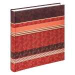 Fotoalbum 30x30cm Pheline rot, Buchalbum 100 Seiten,