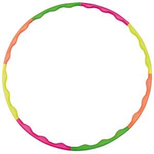 Hudora Hula Hoop Reifen verstellbar Ø 60 bis 90cm,