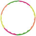 Hudora Hula Hoop Reifen verstellbar Ø 60 bis 90cm,