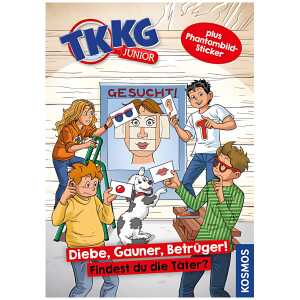 Junior Diebe, Gauner, Betrüger!, Findest du die Täter?, Detektivbuch