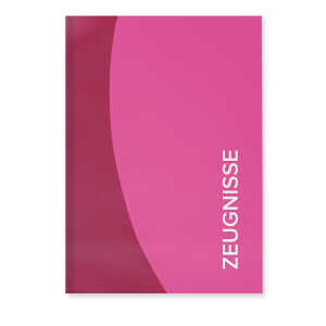Roth Zeugnismappen Duo, Rosa, für Dokumente Zeugnisse, 12 Einlagen, A4